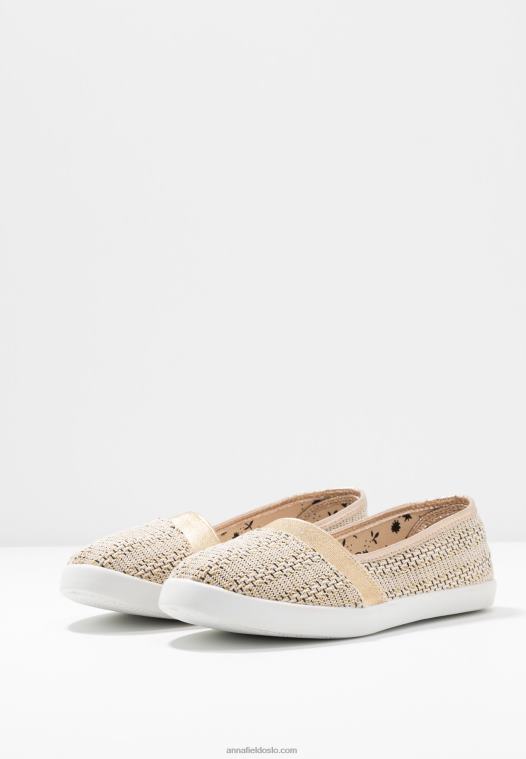 Anna Field kvinner slip-ons beige P266L1785