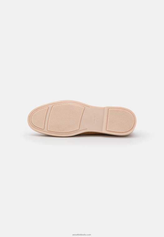 Anna Field kvinner slip-ons cognac i skinn P266L1825