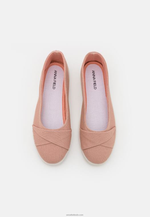 Anna Field kvinner slip-ons lys rosa P266L1820