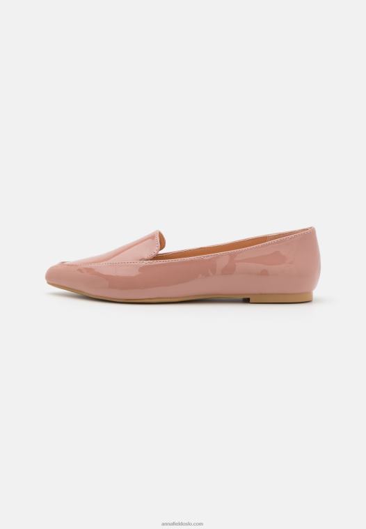 Anna Field kvinner slip-ons lys rosa P266L1827
