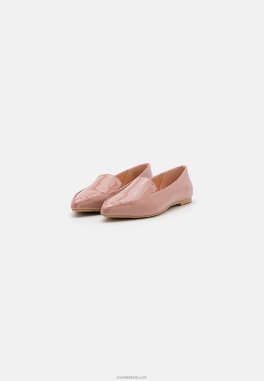 Anna Field kvinner slip-ons lys rosa P266L1827