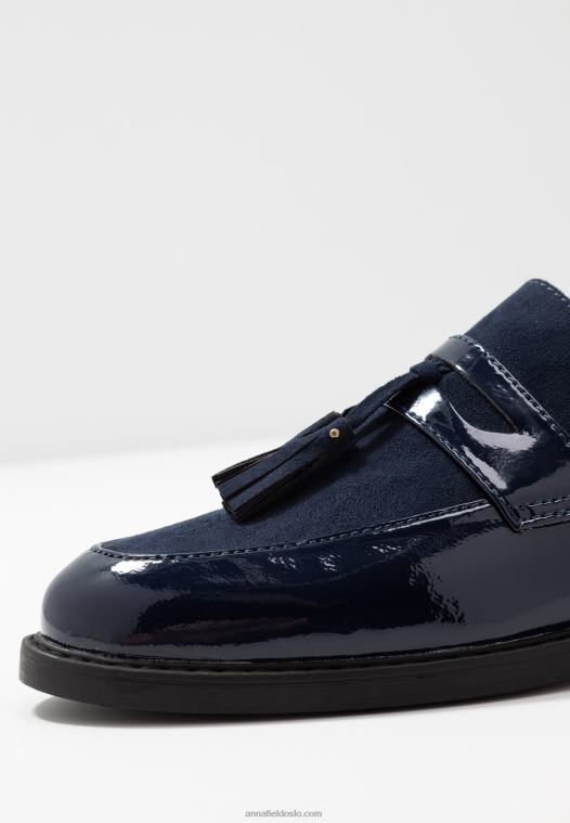 Anna Field kvinner slip-ons mørkeblå P266L1830