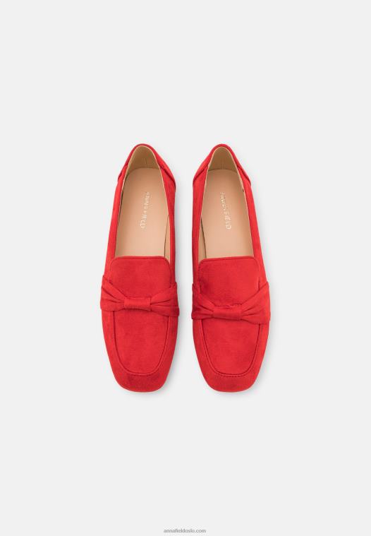 Anna Field kvinner slip-ons rød P266L1821