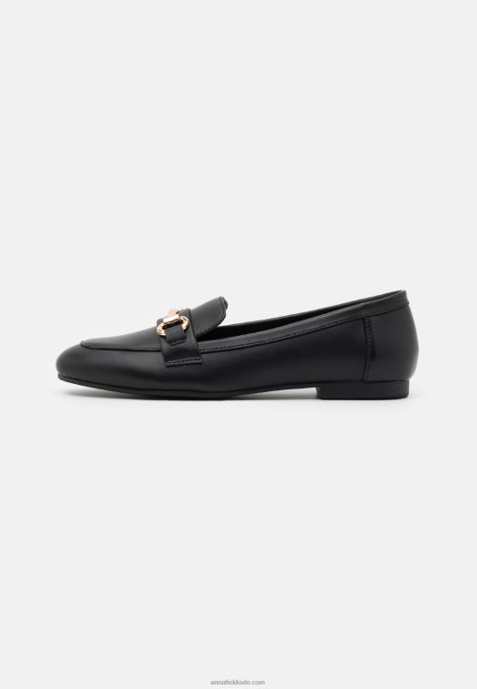 Anna Field kvinner slip-ons svart P266L1780