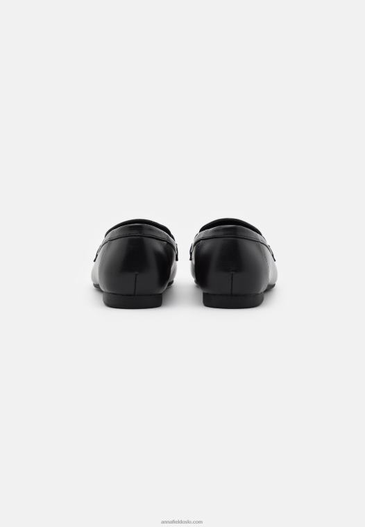 Anna Field kvinner slip-ons svart P266L1780