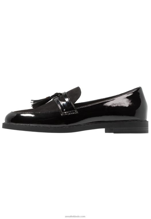 Anna Field kvinner slip-ons svart P266L1781