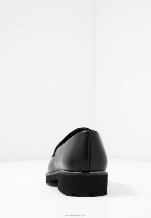 Anna Field kvinner slip-ons svart P266L1788