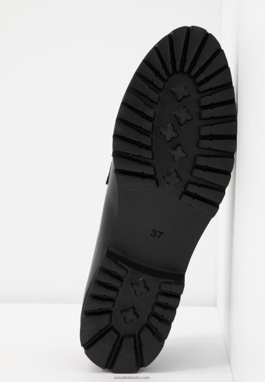 Anna Field kvinner slip-ons svart P266L1788