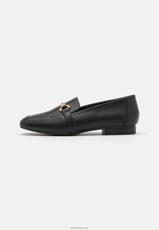 Anna Field kvinner slip-ons svart P266L1803