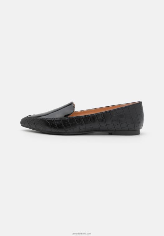 Anna Field kvinner slip-ons svart P266L1828