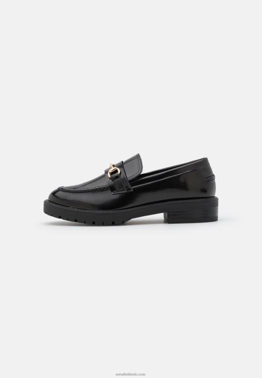 Anna Field kvinner slip-ons svart P266L1831