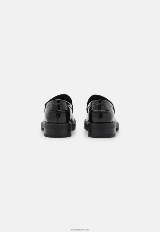 Anna Field kvinner slip-ons svart P266L1831