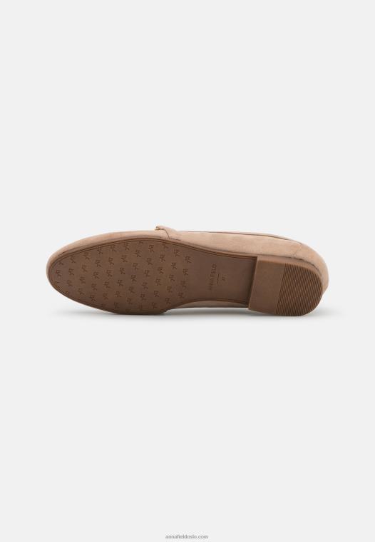 Anna Field kvinner slip-ons taupe P266L1816