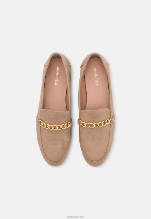 Anna Field kvinner slip-ons taupe P266L1816