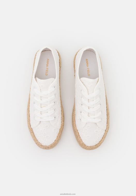 Anna Field kvinner uformelle blonder hvite P266L1845