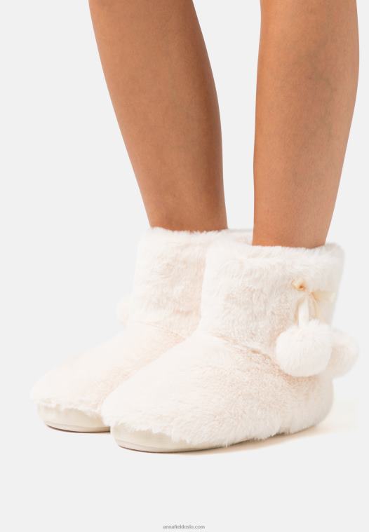 Anna Field kvinner tøfler lys rosa P266L2280