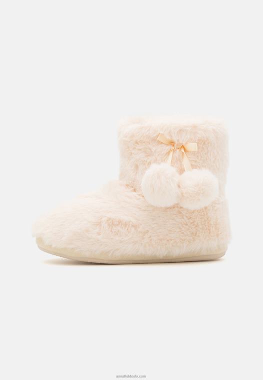 Anna Field kvinner tøfler lys rosa P266L2280