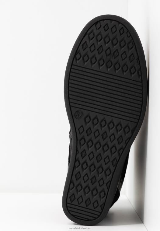Anna Field kvinner bootie high-top joggesko svart P266L1232
