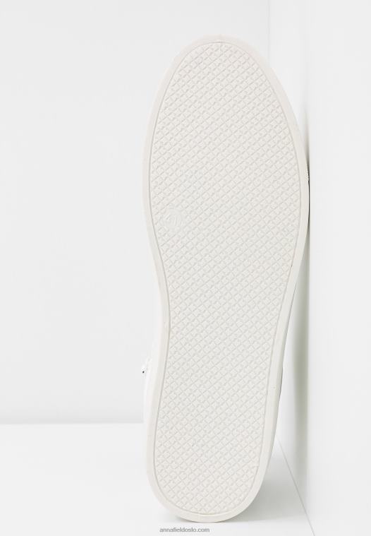 Anna Field kvinner høye joggesko hvit P266L1233