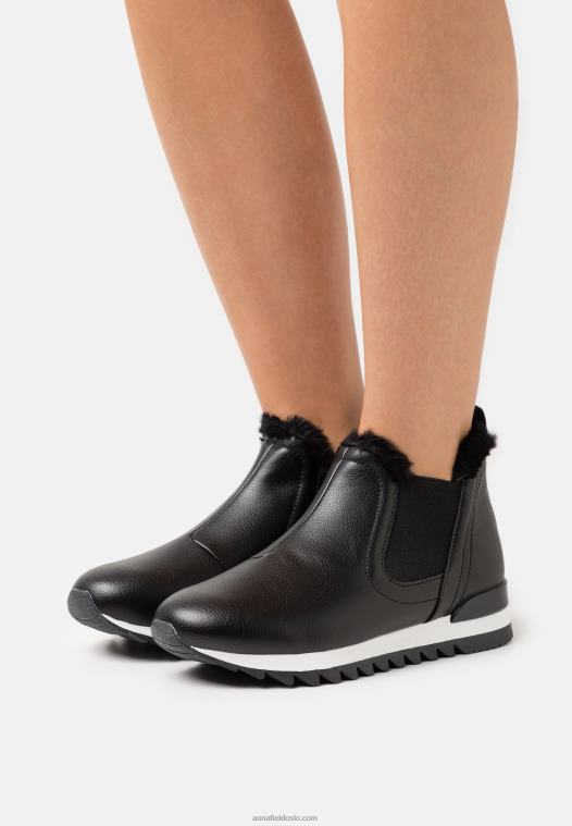 Anna Field kvinner høye joggesko svart P266L1235