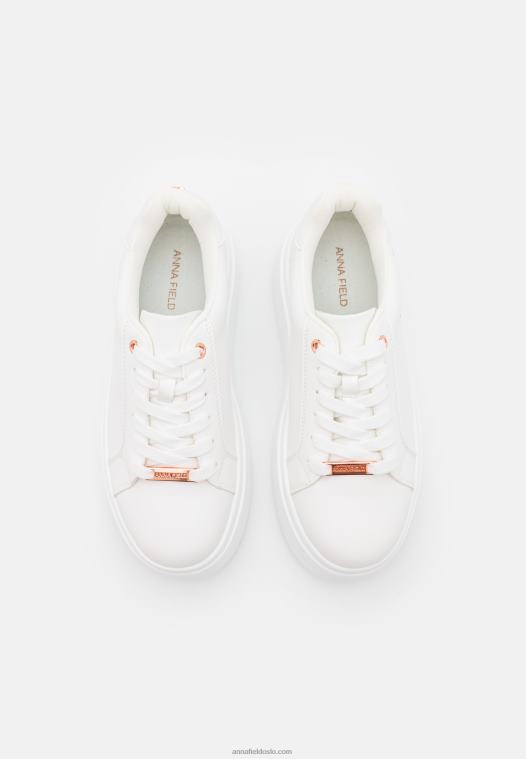 Anna Field kvinner joggesko hvit P266L1173