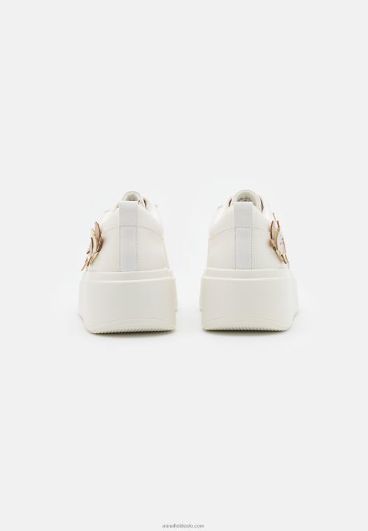 Anna Field kvinner joggesko hvit P266L1186