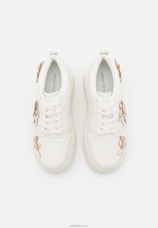 Anna Field kvinner joggesko hvit P266L1186