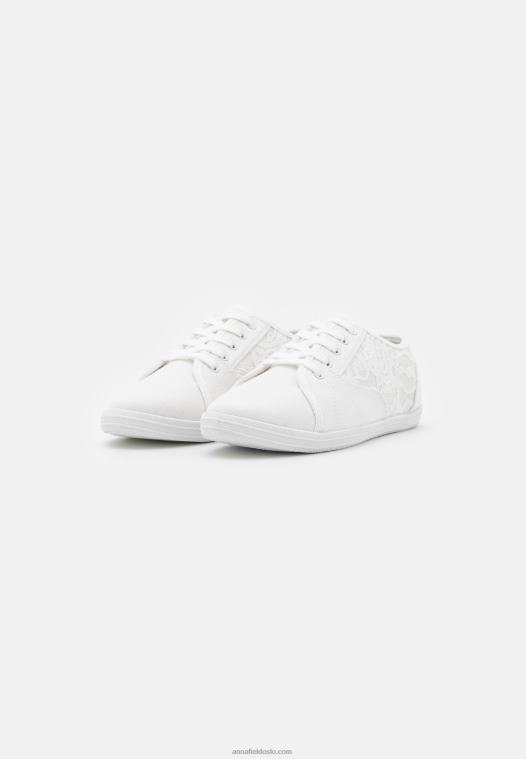 Anna Field kvinner joggesko hvit P266L1188