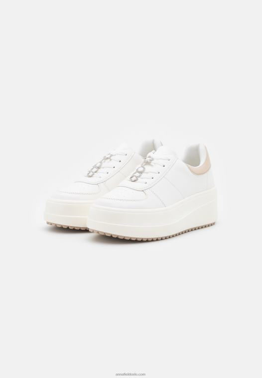 Anna Field kvinner joggesko hvit P266L1206