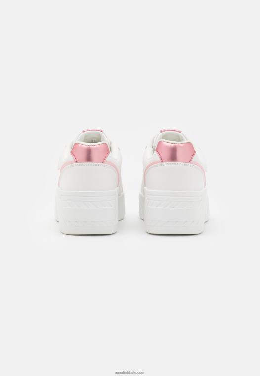 Anna Field kvinner joggesko hvit P266L1218