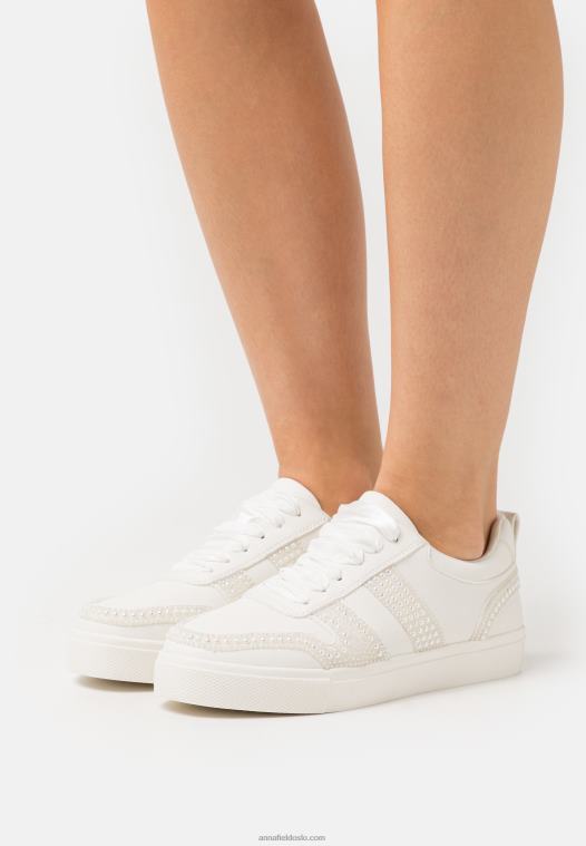 Anna Field kvinner joggesko hvit P266L1226