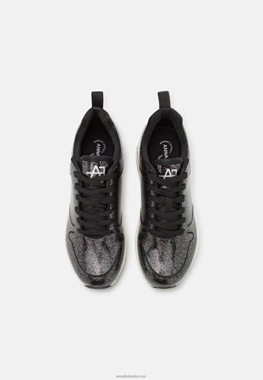 Anna Field kvinner joggesko svart P266L1205