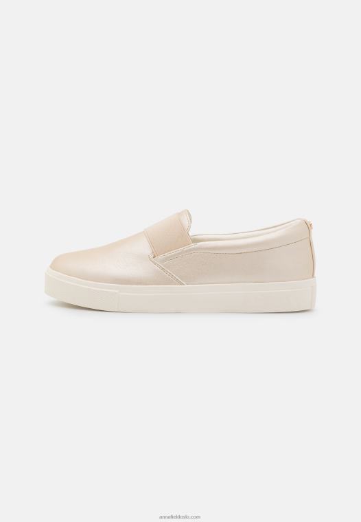 Anna Field kvinner komfort slip-ons gullfarget P266L1163