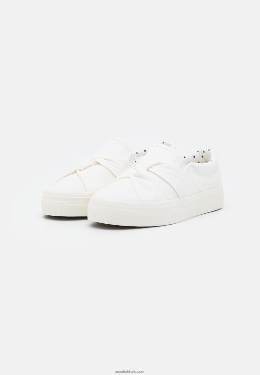 Anna Field kvinner slip-ons hvit P266L1194
