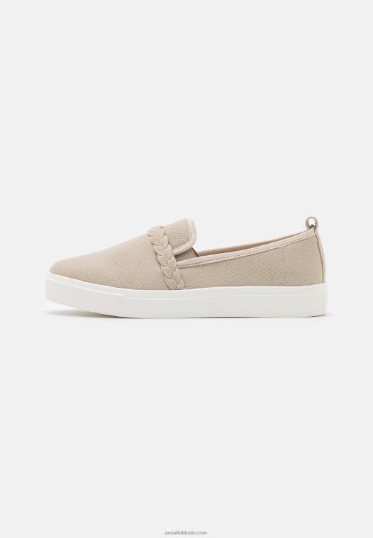 Anna Field kvinner slip-ons sand P266L1177