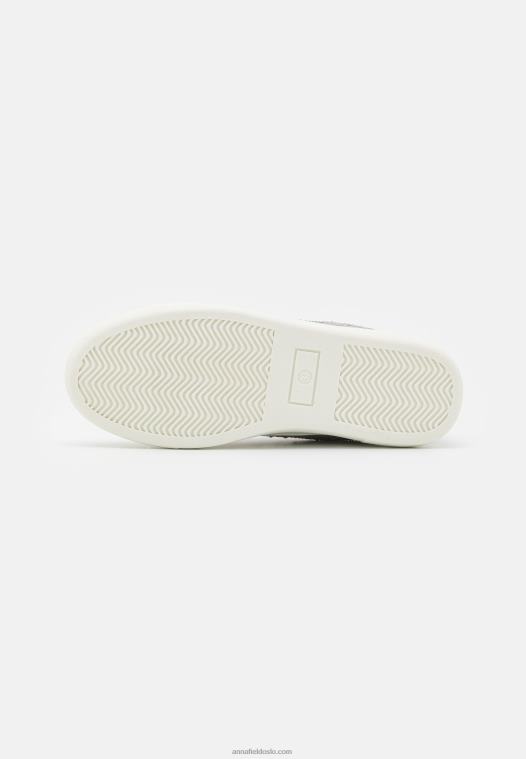 Anna Field kvinner tresko sølv P266L1225