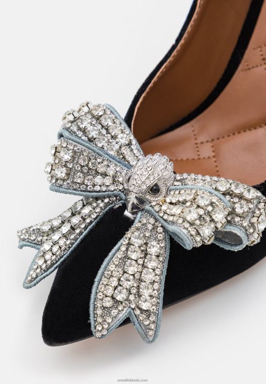 Anna Field kvinner belgravia bue klassiske hæler svart P266L1761