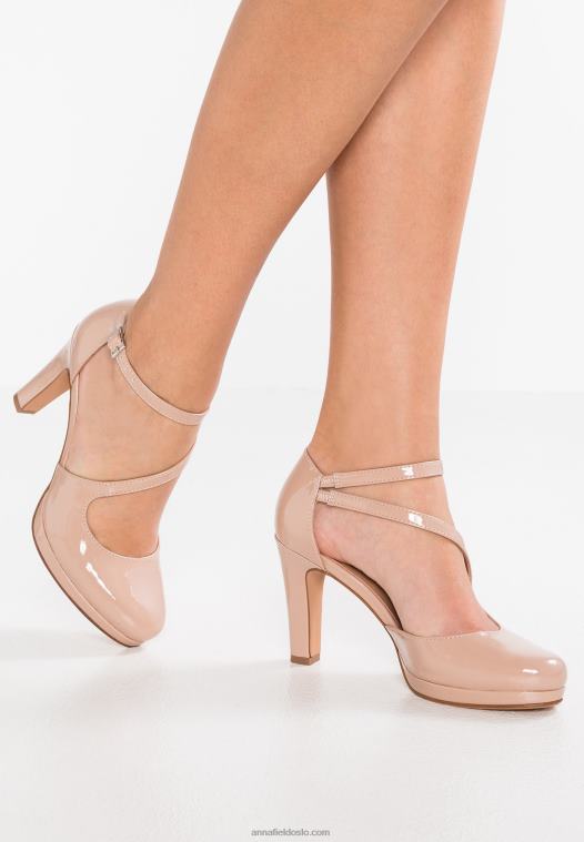 Anna Field kvinner høye hæler lys rosa P266L1763