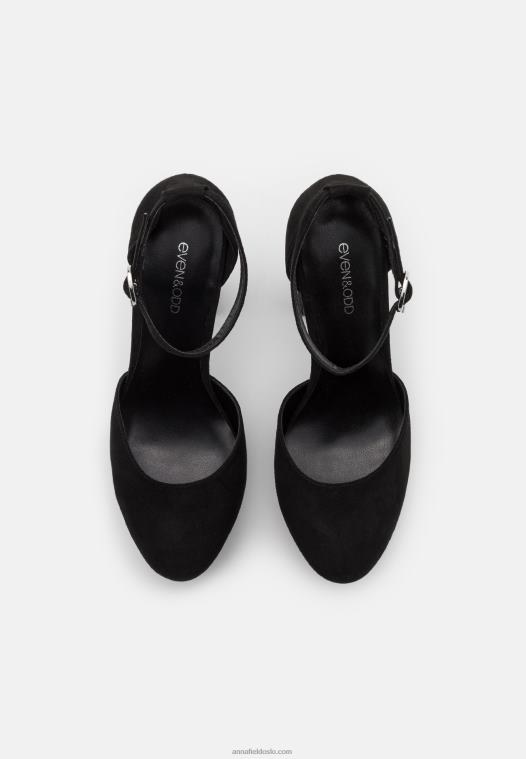 Anna Field kvinner høye hæler svart P266L1760