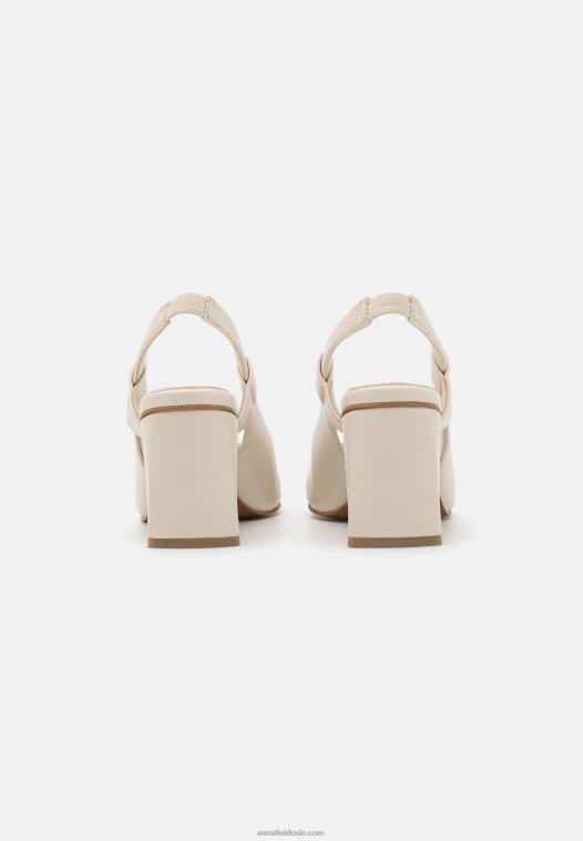 Anna Field kvinner klassisk hælkrem P266L1740