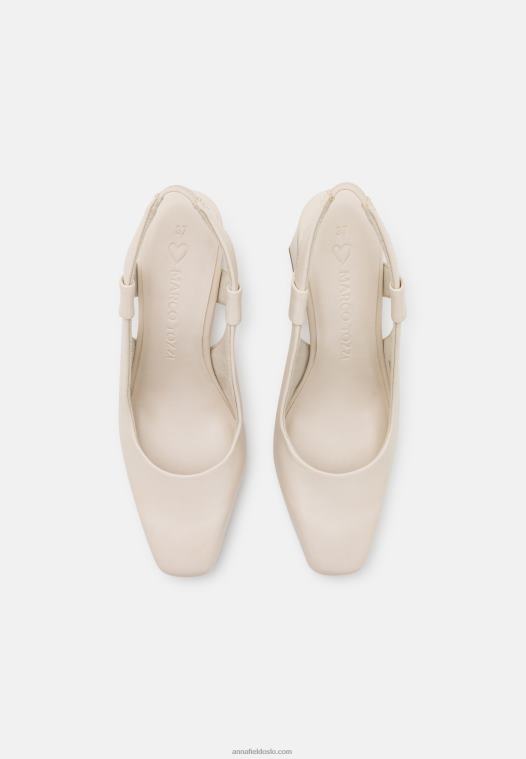 Anna Field kvinner klassisk hælkrem P266L1740