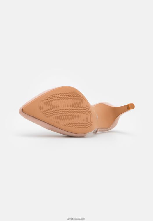 Anna Field kvinner klassiske hæler lys rosa P266L1593