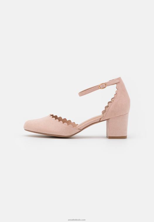 Anna Field kvinner klassiske hæler lys rosa P266L1601
