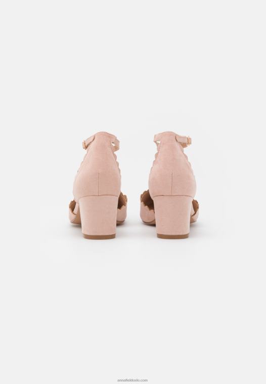 Anna Field kvinner klassiske hæler lys rosa P266L1601