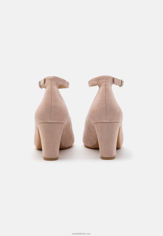 Anna Field kvinner klassiske hæler lys rosa P266L1605