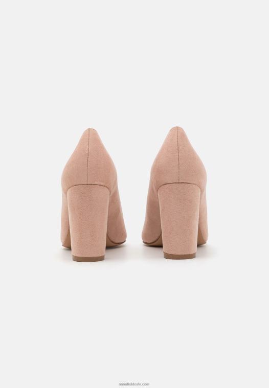 Anna Field kvinner klassiske hæler lys rosa P266L1614