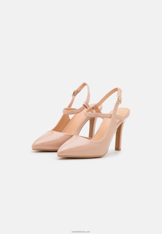 Anna Field kvinner klassiske hæler lys rosa P266L1663