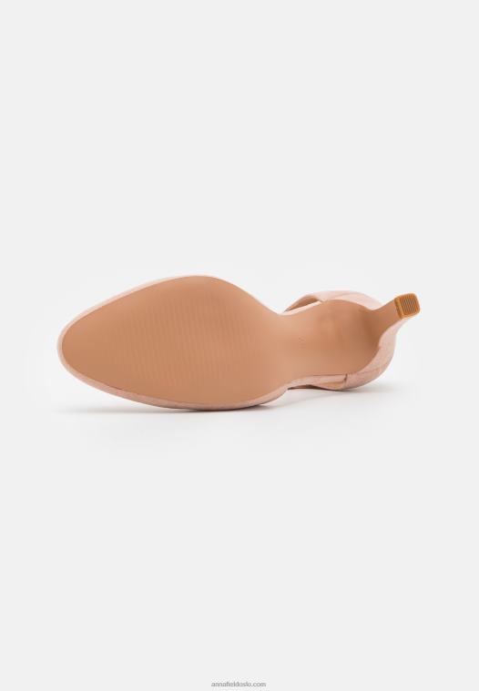 Anna Field kvinner klassiske hæler lys rosa P266L1673