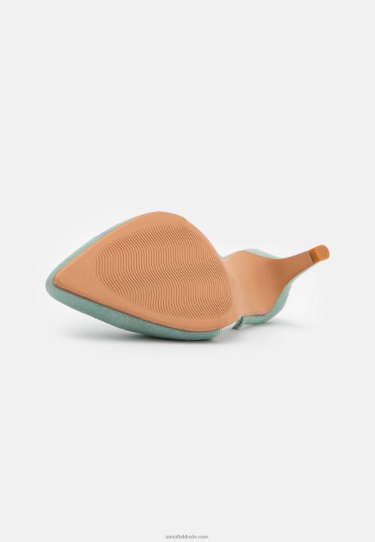 Anna Field kvinner klassiske hæler mint P266L1664