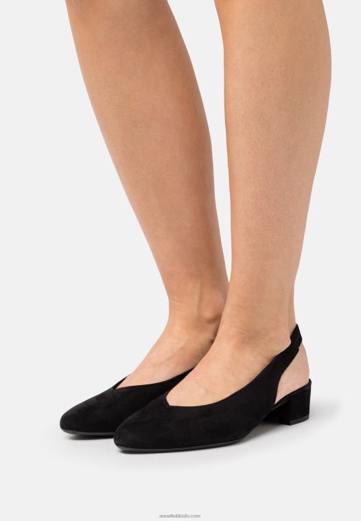 Anna Field kvinner klassiske hæler schwarz P266L1749